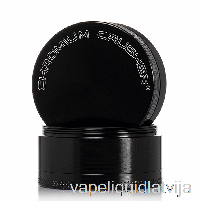 Hroma Drupinātājs 2,2 Collu 4-daļīgs Dzirnaviņas Melns Vape šķidrums